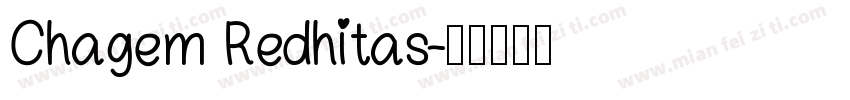 Chagem Redhitas字体转换